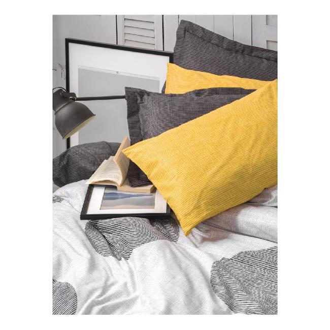 MODERN DAPPLED SARI NEVRESİM TAKIMI TEK KİŞİLİK