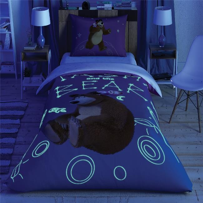 DİSNEY MASHA & THE BEAR GALAXY NEVRESİM TAKIMI TEK KİŞİLİK