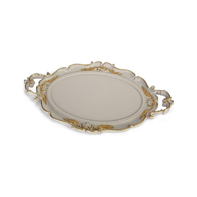 KU-242Y HÜRREM LÜX TEPSİ TOPRAK YALDIZLI